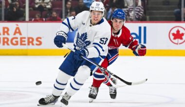 Young Forward Could Play Spoiler to Easton Cowan's Hopes of Making the Maple Leafs out of Camp