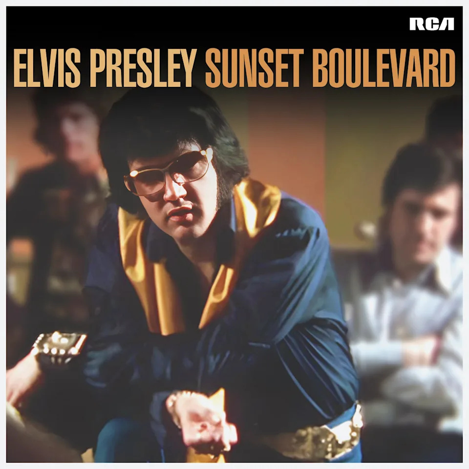The cover of "Sunset Boulevard," a new compilation of songs recorded by Elvis Presley in Los Angeles between 1970 and 1975.