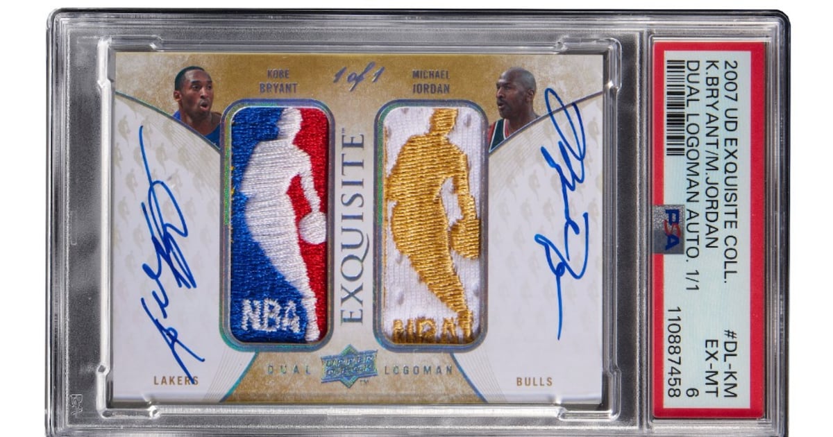 Kevin O’Leary and friends buy Kobe Bryant-Michael Jordan card for $12.9 million