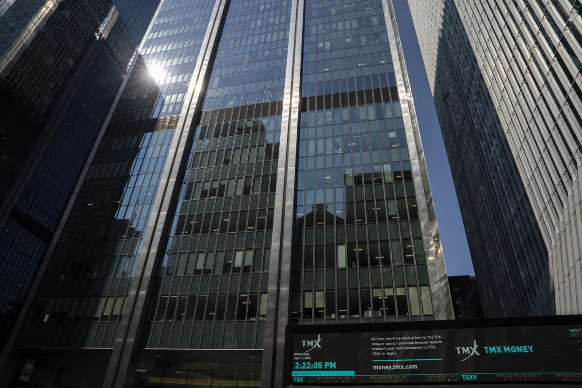 S&P/TSX composite index closes lower, U.S. markets mixed amid trade worries