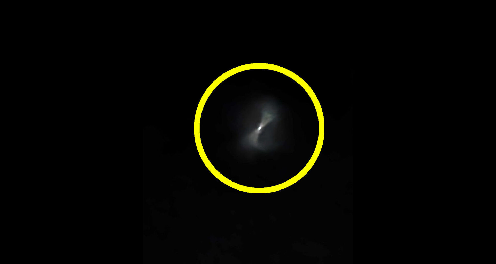 What was that? Strange spiral of light appears on the night of the Perseids