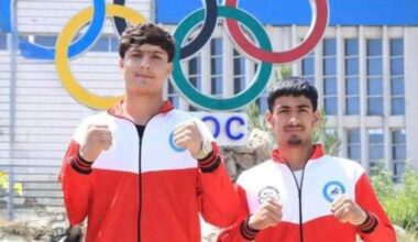 Two Afghan boxers reach semifinals at international tournament in China