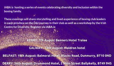 Boxing celebrates diversity: Workshops in Belfast, Waterford, Derry & Dublin open for booking