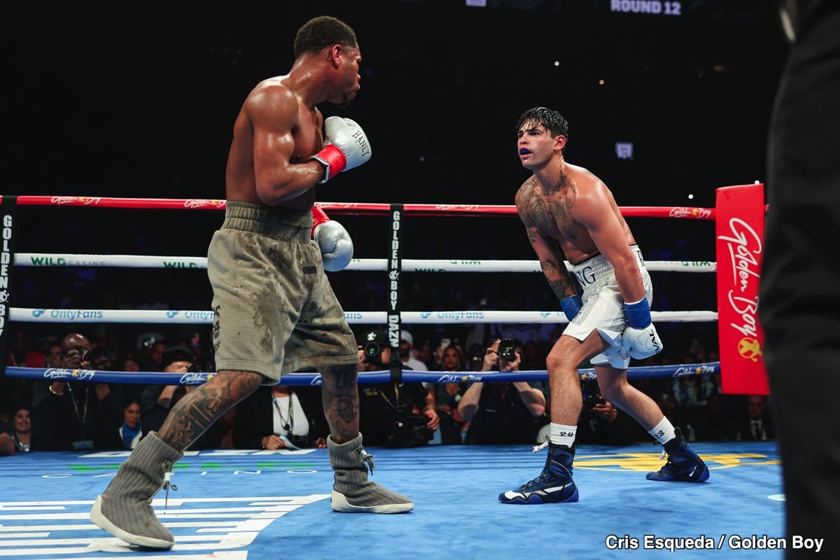 Image: Ryan Garcia Retaliates: 'I Did Damage to Devin Haney That Can Never Be Reversed'