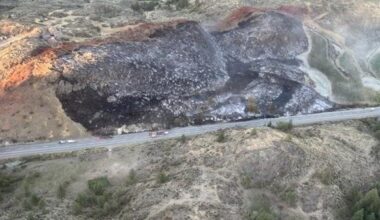 Highway 3 closed due to wildfire west of Osoyoos