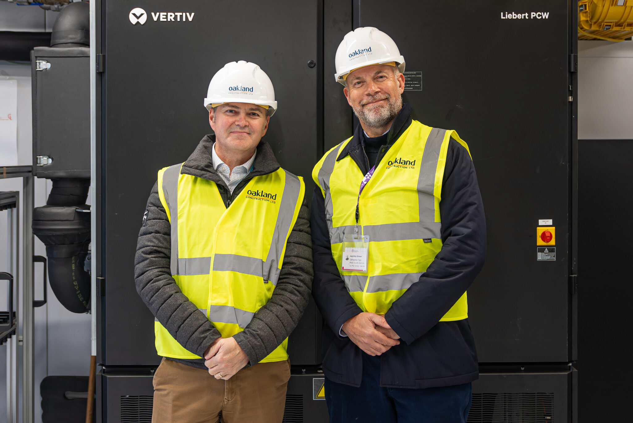 Simon McIntosh-Smith, director of the Bristol Centre for Supercomputing, with Simon Appleby, AI business lead at HPE.