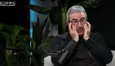 John Oliver Tears Up Remembering Monica Lewinsky Last Week Tonight Interview as A Massive Act of Trust