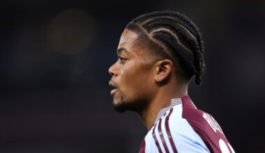 BIRMINGHAM, ENGLAND - JANUARY 29: Leon Bailey of Villa during the UEFA Champions League 2024/25 League Phase MD8 match between Aston Villa FC and Celtic FC at Villa Park on January 29, 2025 in Birmingham, England. (Photo by Julian Finney/Getty Images)