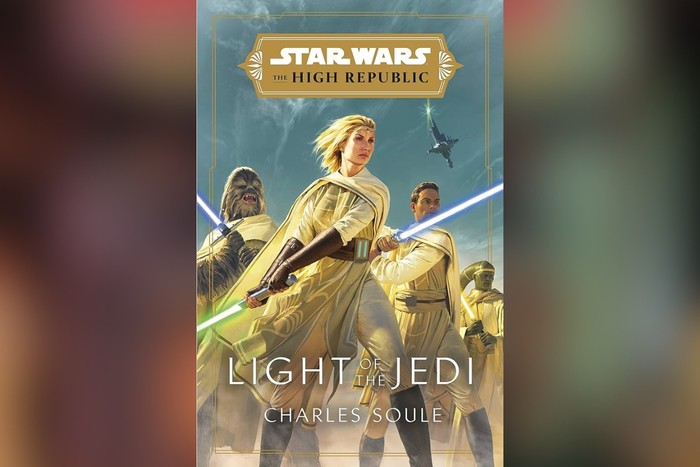 Light of the Jedi cover showing various Jedi