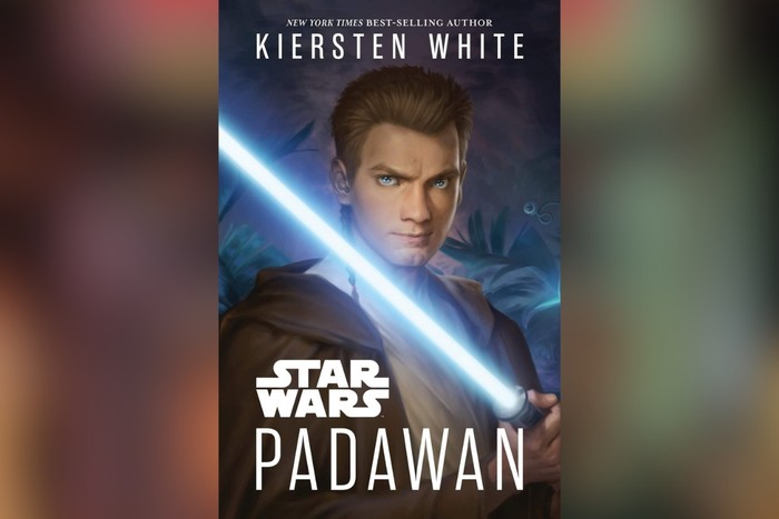 Padawan cover showing Obi-Wan Kenobi holding a lightsaber
