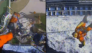 Canadian crews help in airlift of 2 passengers from cruise ship off Washington coast - BC