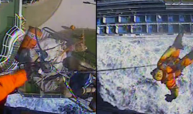 Canadian crews help in airlift of 2 passengers from cruise ship off Washington coast - BC