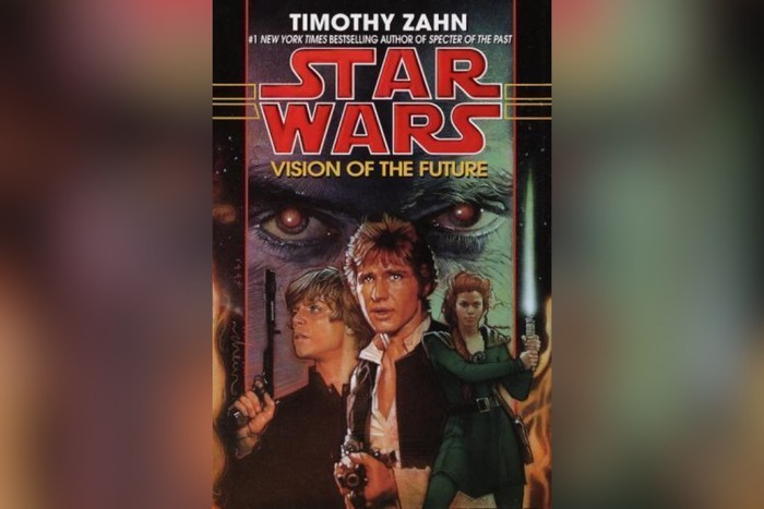 Vision of the Future front cover with characters from Star Wars on it
