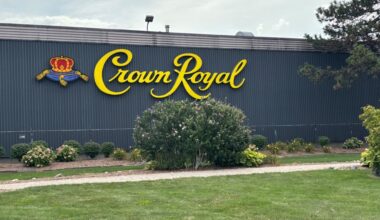 Diageo to close Crown Royal bottling plant in Amherstburg in February 2026