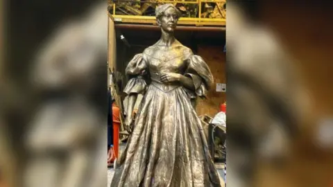 Ada Lovelace in Hinckley Community Interest Company A model of the proposed statue 