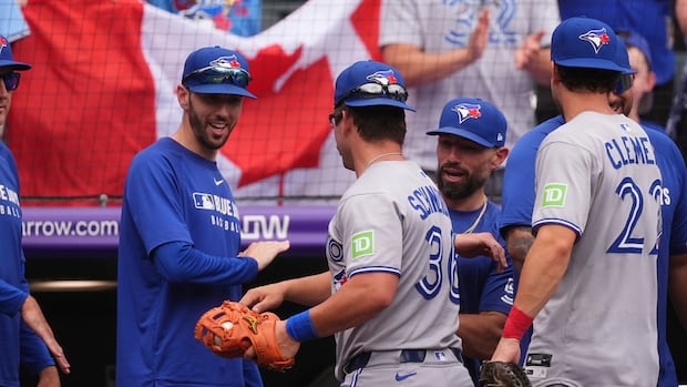 Blue Jays set MLB record for hits in a 3-game series to complete sweep of Rockies