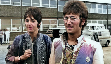 Beatles Paul McCartney and John Lennon, London, 1967.