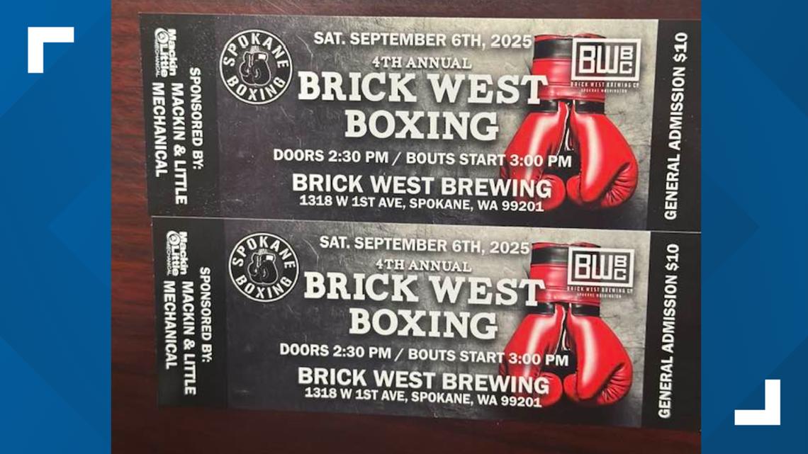 Brick West hosting Spokane Boxing event Sept. 6