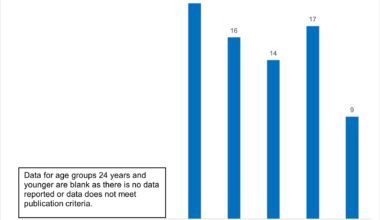2023 Number of Fatalities by Age Chart