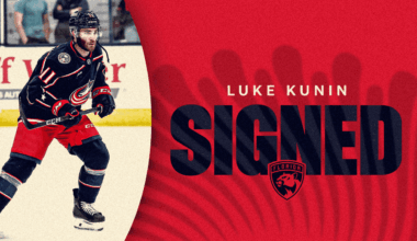 Florida Panthers Agree to Terms with Forward Luke Kunin on a One-Year Contract