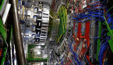 A large piece of complex machinery.