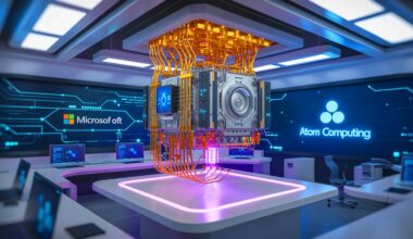 Illustration of Denmark's Magne Quantum Computer Project.