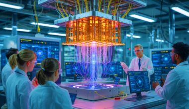 Illustration of the Zuchongzhi 3.0 quantum processor, as demonstrated by Jian-Wei Pan and his team.