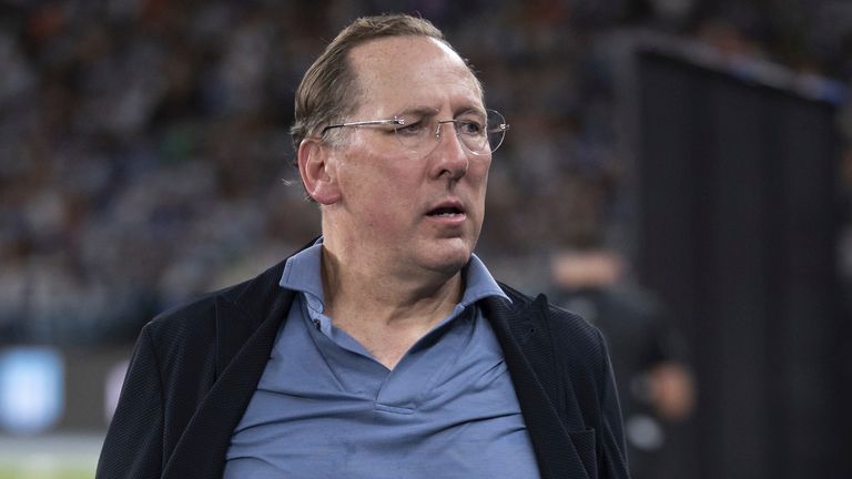 John Textor pictured at a Botafogo match
