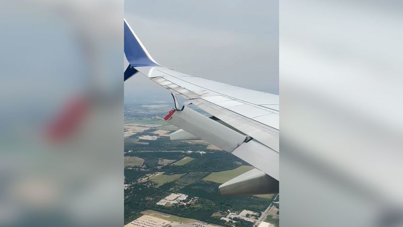 Part of Delta Air Lines 737’s wing breaks off during flight