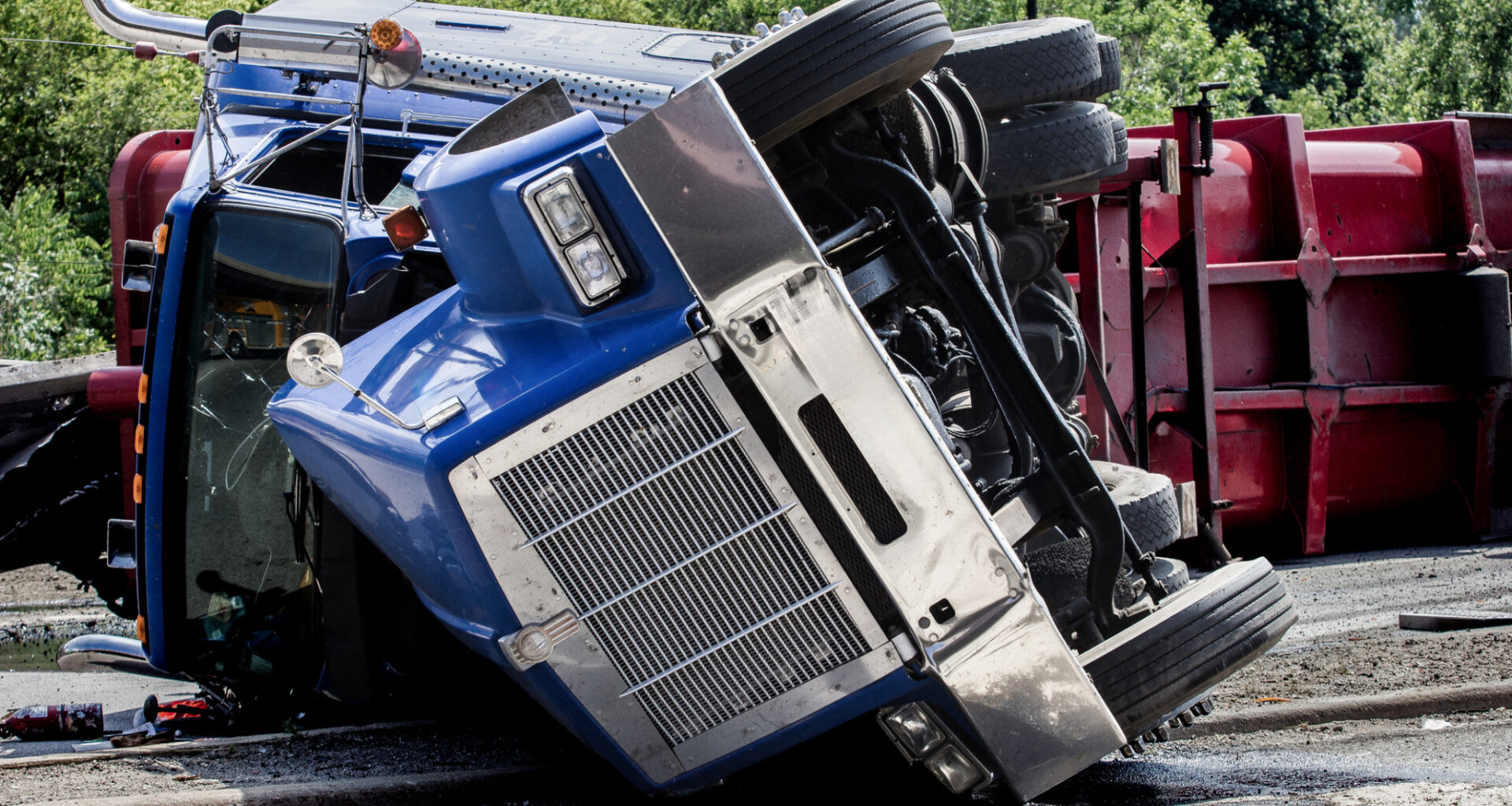 Truck rollover
