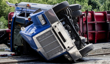 Truck rollover