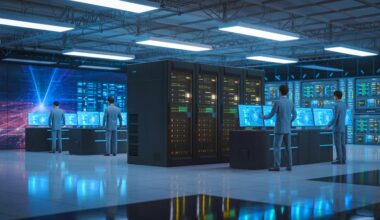 Illustration of Japan's FugakuNEXT supercomputer poised to revolutionize AI and scientific research.