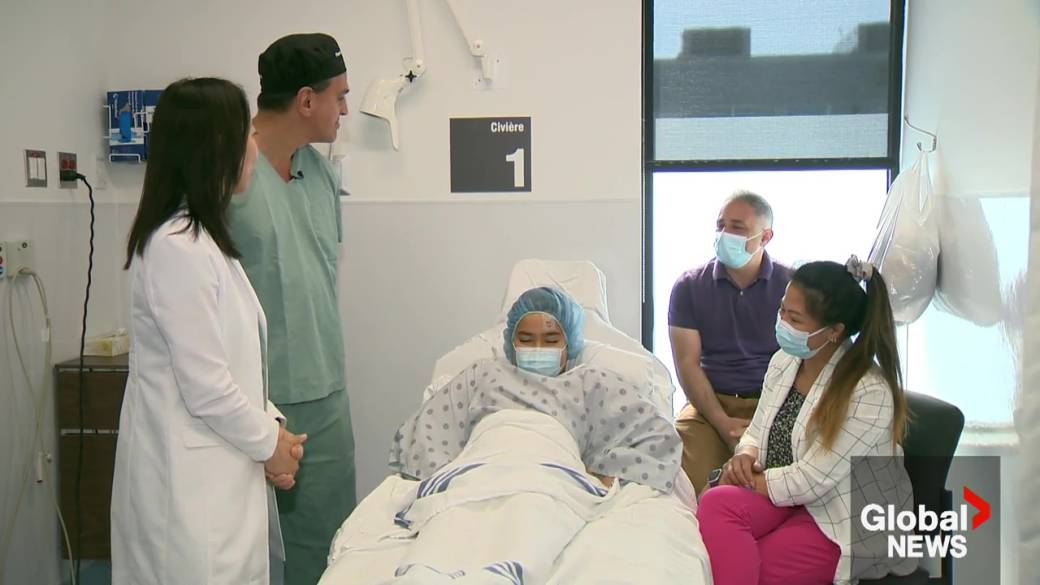 Click to play video: 'Groundbreaking surgery gives Quebec boy gift of sight'