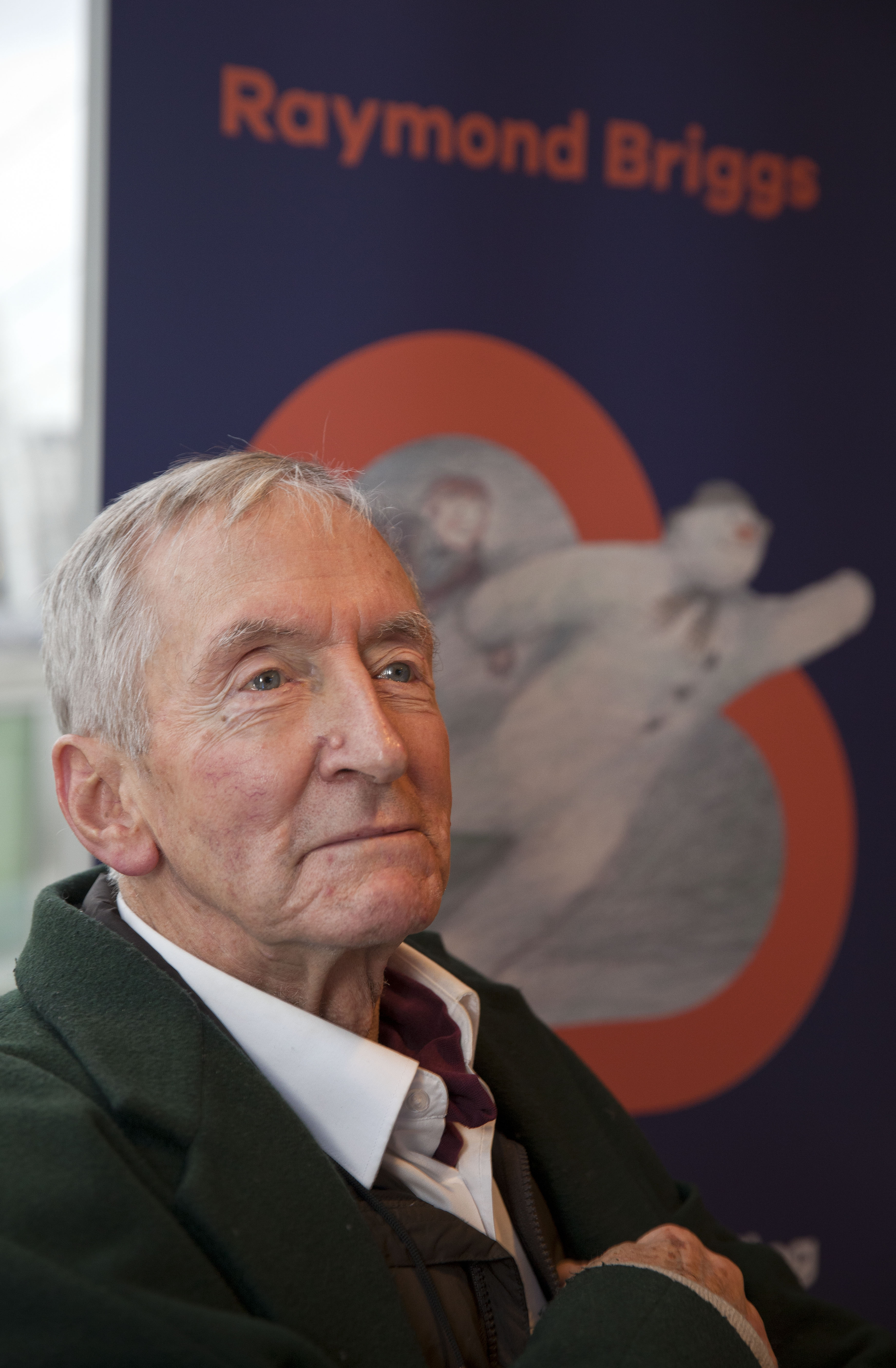Raymond Briggs at the BookTrust Lifetime Achievement Award.