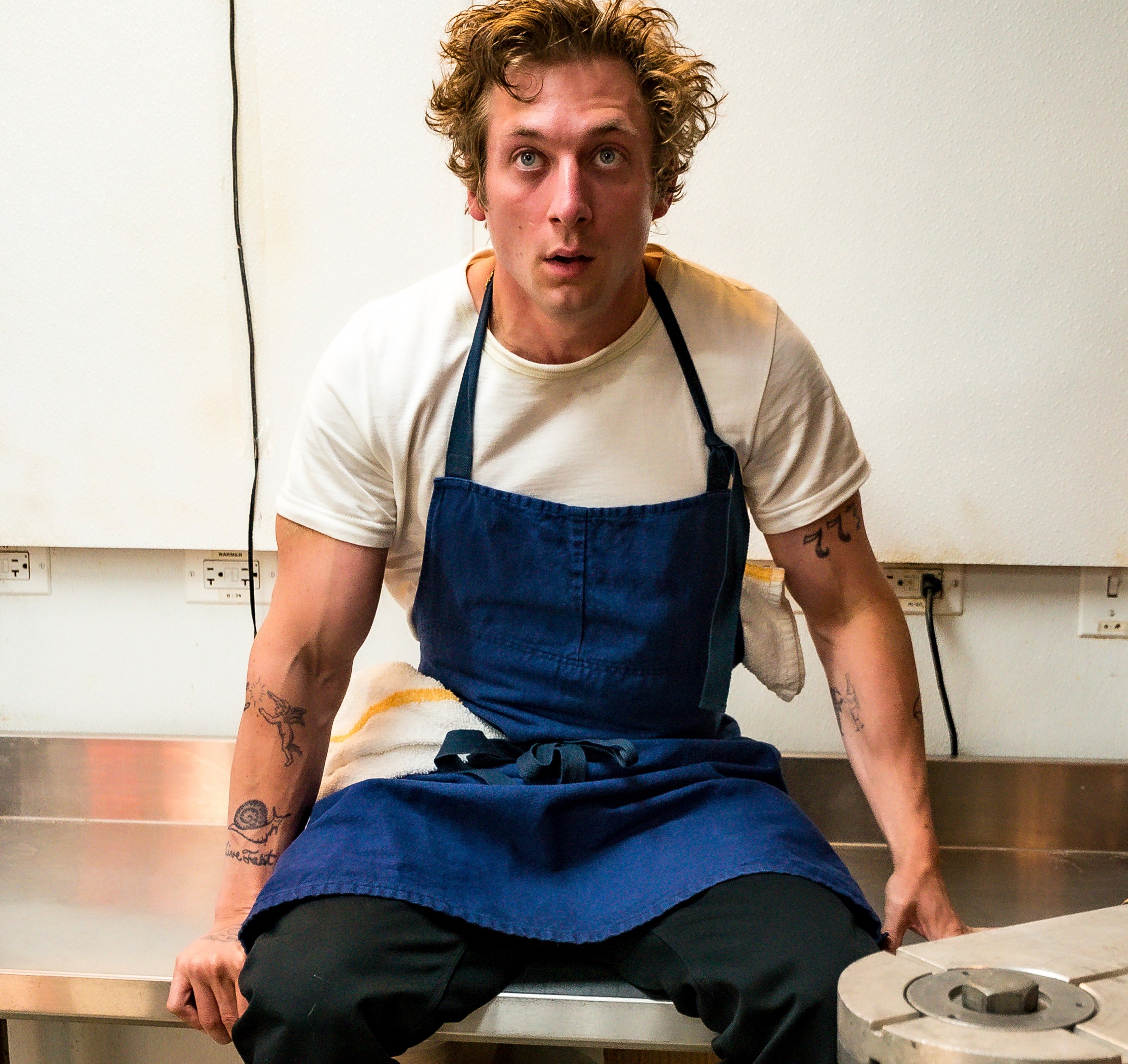 Jeremy Allen White in a scene from "The Bear."