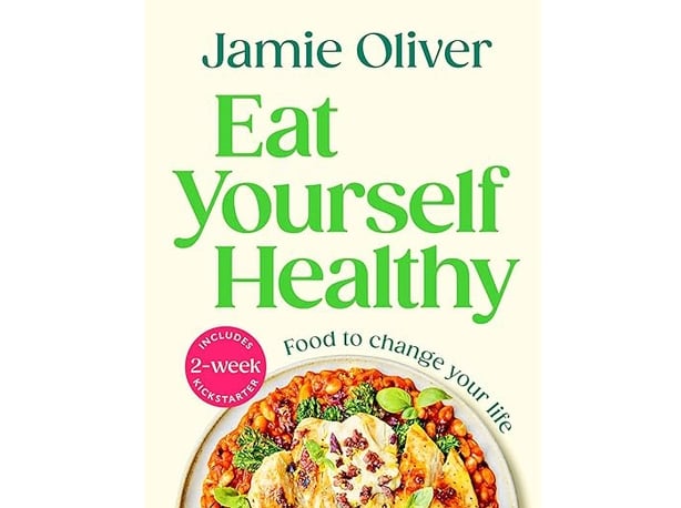 The cover of Jamie Oliver's cookbook 'Eat Yourself Healthy'