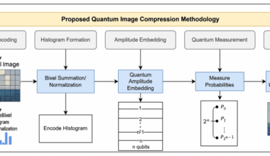 Team Compresses Color Images Using 7 Qubits and Amplitude Embedding for Reconstruction