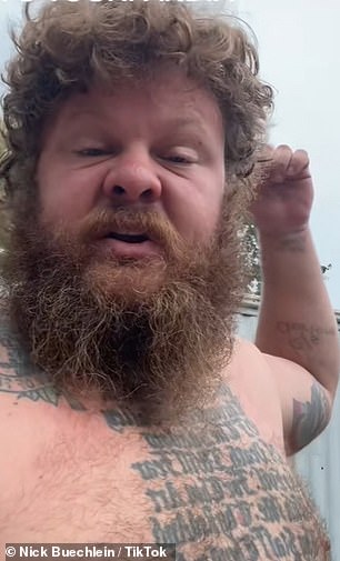 Black comedian Druski got a hilarious response from a race car driver (pictured) who looks exactly like the fictional NASCAR fan he parodied in his 'whiteface' video