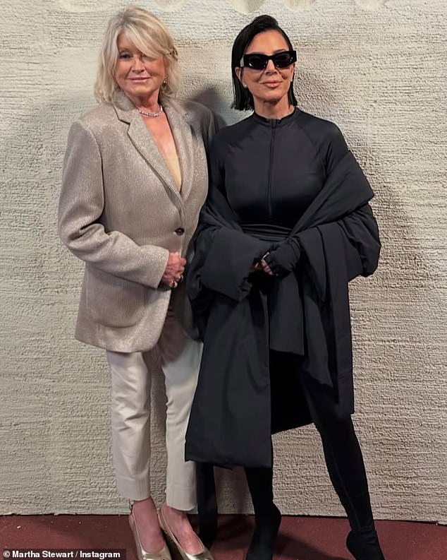 Three years ago, Kris invited Martha over for lunch to surprise Khloe, gushing that she and her daughter had often bonded over the domestic goddess' work