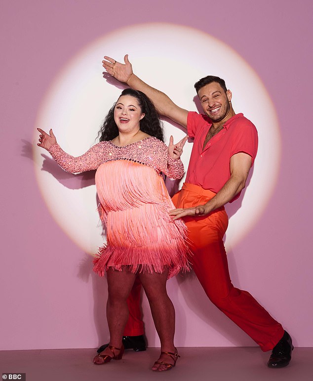 The model, 23, is paired in this year's competition with pro Vito Coppola and said the competition would give her opportunity to show 'what she was capable of'