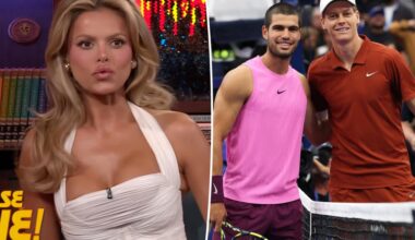 Brooks Nader cheekily addresses trysts with tennis rivals Carlos Alcaraz and Jannik Sinner