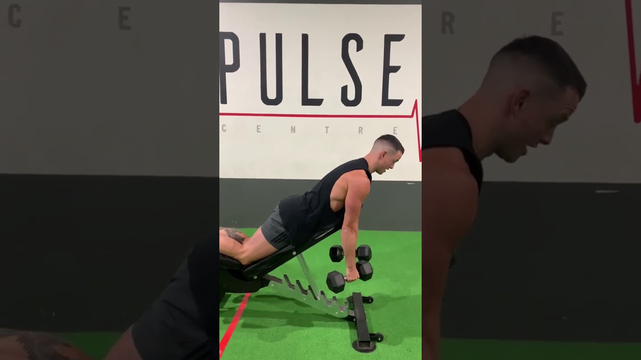 Dumbbell Prone Row (From Bench) - YouTube