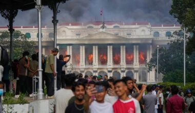 Nepal protests grow more violent as protesters torch government buildings, attack politicians
