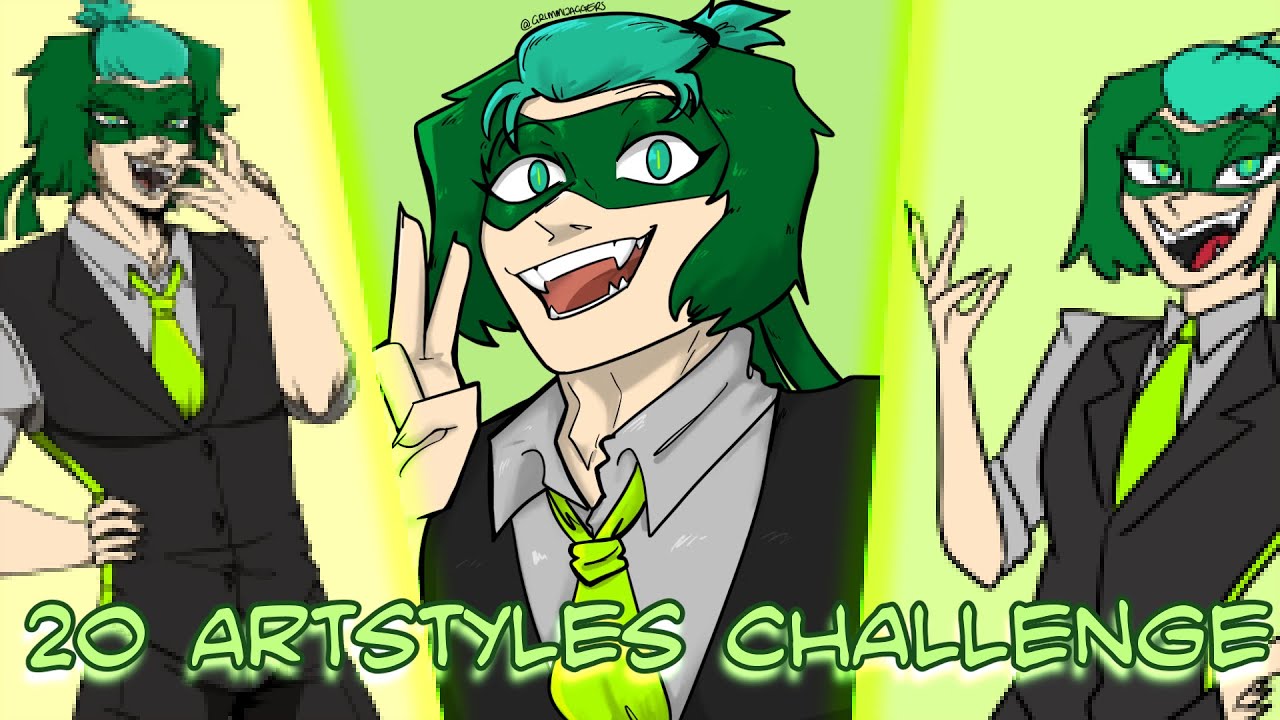 20 Art Styles Challenge [80k Subscribers Special] - YouTube