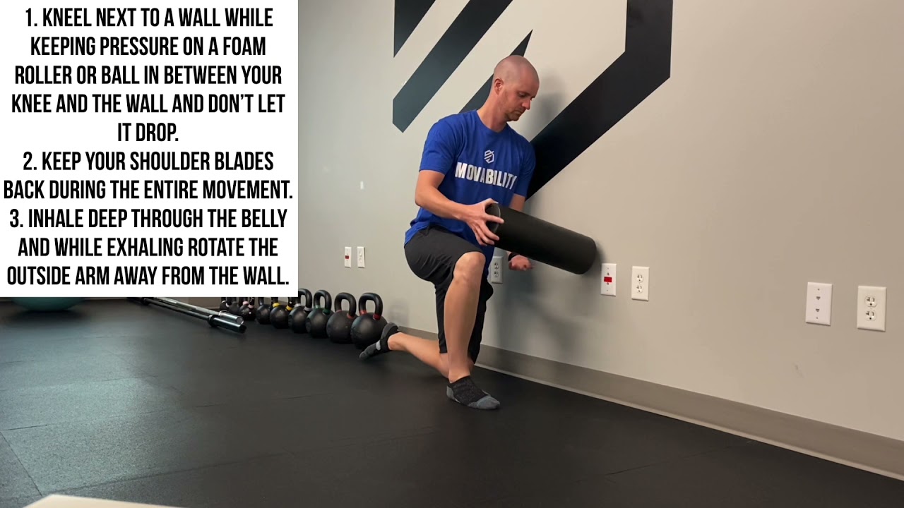 Wall Thoracic Rotations - YouTube