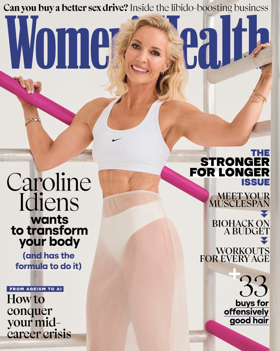 caroline idiens on the cover of women's health