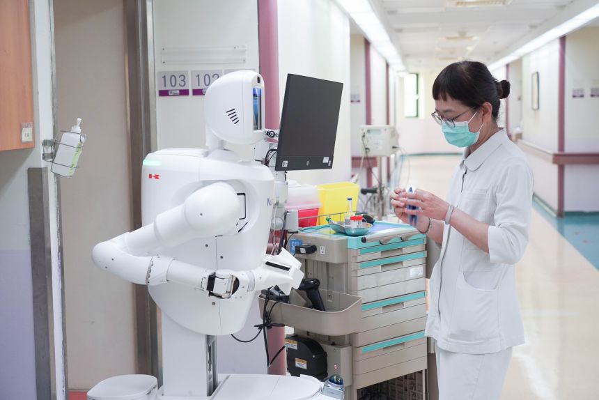 Nurabot is designed to assist nurses with repetitive tasks, rather than engaging in patient care.