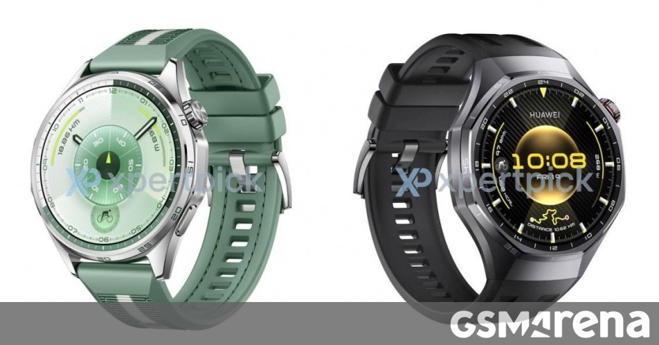 Huawei Watch GT 6 and Watch GT 6 Pro renders, specs, and prices leak