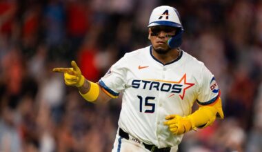 Astros activate INF Isaac Paredes, place OF Yordan Alvarez on IL