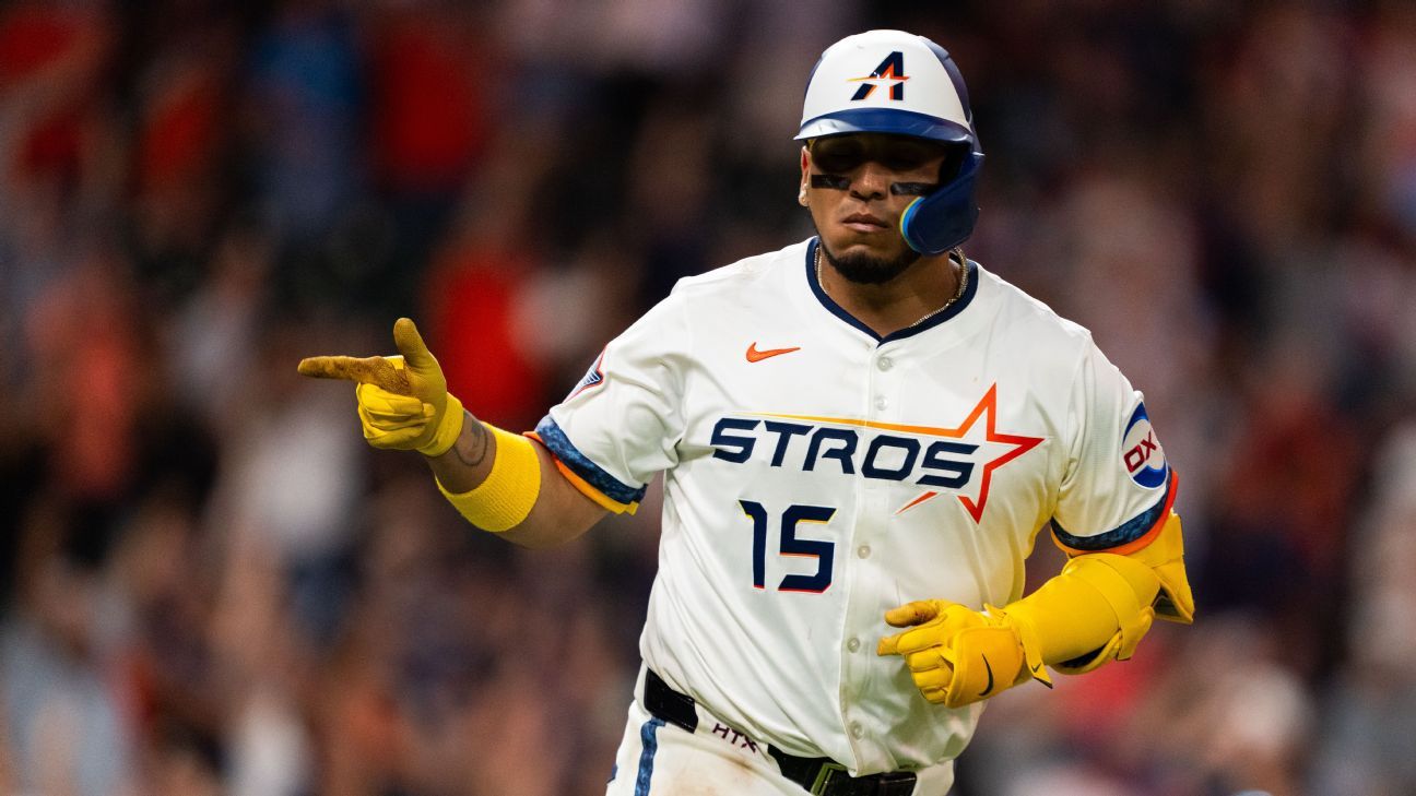 Astros activate INF Isaac Paredes, place OF Yordan Alvarez on IL